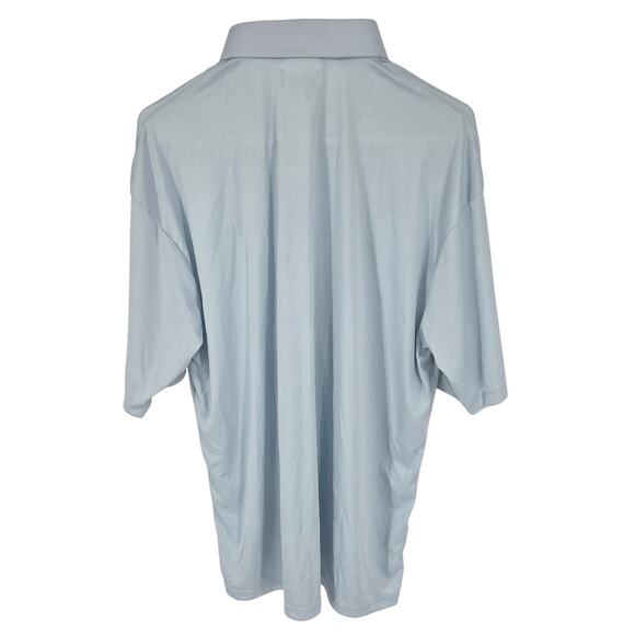 NWOT Collars and Co The Dress Collar Polo Short Sleeve Blue Size XL - Picture 4 of 7